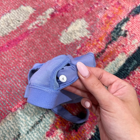 Lululemon Top Speed Bra Tonka Stripe Purple - Picture 8 of 8